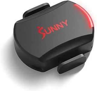 Sunny Health & Fitness Exercise Cycling 2-in-1 Cadence/RPM + Speed Sensor for Indoor or Outdoor Bikes with Free SunnyFit App Enhanced Bluetooth Connectivity - CB110