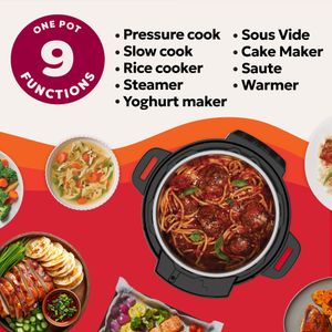 Instant Pot Duo Plus 5.7L Electric Pressure Cooker – Black
