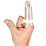 MILLOR Finger Cot Splint for Finger Support, Protect, Immobilize Fracture Brace, Injured Finger, L