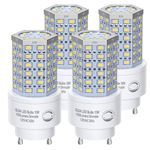 BMXKPO GU24 LED Light Bulb Dimmable 10W,5000K Daylight,1600 Lumens(100W Equivalent),Replace CFL Twist-in 2 Prong Light Bulb (4-Pack)