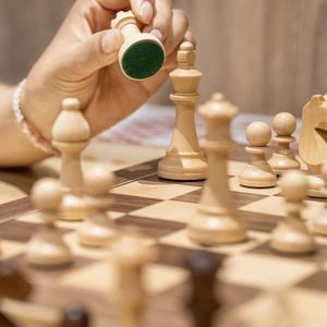 A&A 15" Wooden Chess Set – Classic Folding Board Game