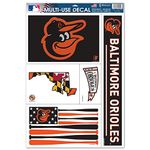 Baltimore Orioles Official MLB 11 inch x 17 inch Car Window Cling Decal by Wincraft by WinCraft