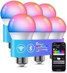 Vanance Smart Light Bulbs 6Pack, Wi