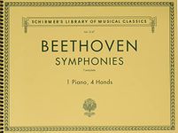 Beethoven Symphonies: Complete for 1 Piano, 4 Hands: Schirmer's Library of Musical Classics Volume 2147