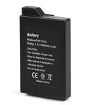 SHAWOROCE Battery PSP-S110 Compatible with Sony PSP 2000 2001 2002 2003 2004 2006 2007 3000 3001 3002 3003 3004 3005 3008 3010 Console Controller Li-ion 1200mAh 3.7V Rechargeable