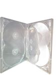 10 x Dragon Trading Amaray DVD Multi 6 Case - 6 Way Multibox in Clear to hold 6 discs