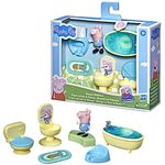 Hasbro Peppa Pig Peppa's Adventures George’s Bathtime Accessory Set Preschool Toy, George Pig Figure and 6 Accessories, for Ages 3 and up, F3768