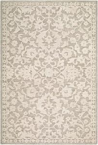 Hauteloom Eligia Wool Living Room, Bedroom Area Rug - Traditional - Beige, Ivory, Taupe - 8' x 10'