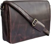 RUSTIC TOWN Leather Messenger Bag f