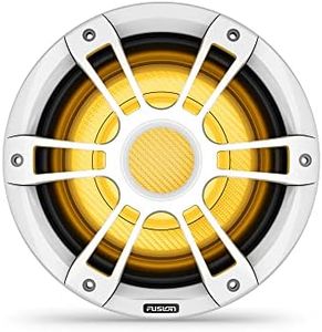 Fusion Signature Series 3i Marine 600-Watt CRGBW Sports Subwoofer, 10-Inch, White