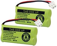 BAOBIAN BT183342/BT283342 2.4V 400mAh Ni-MH BT166342/BT266342 BT162342/BT262342 Cordless Phone Battery CS6709 CS6609 CS6509 CS6409 EL52100 EL50003 (2 Pack)