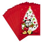 Hallmark Pack of Disney Christmas Cards, Jolly Joyful Mickey Mouse (10 Cards with Envelopes), 10 Cards with Envelopes, Jolly Joyful Mickey Mouse (799XXH5139)