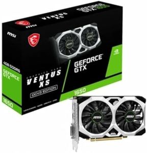 MSI GeForce GTX 1650 D6 VENTUS XS OCV3 Gaming Graphics Card - 4GB GDDR6, 1620MHz, PCI Express x16 3.0, 128-bit, 1x DP, HDMI 2.0b