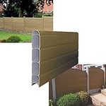 VP Plastic Fencing Panels - Composite Fence Panels - ECO Fencing Fence Board 1.8m (6') - Natural