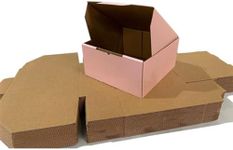 OZPACK Pink Mailing Boxes 150 x 150 x 75mm Die Cut Shipping Packing Cardboard Box