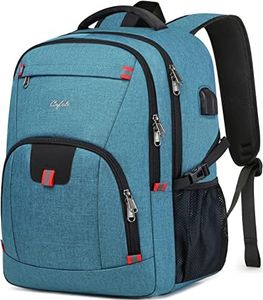 Backpack for Men and Women,School Backpack for Teens,17.3 inch Laptop Backpack for Business College Travel,Lake Blue