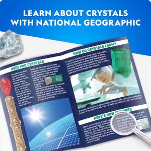 National Geographic Crystal Growing Kit – Science Experiment Set for Kids