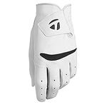 TaylorMade Men's Stratus Soft Golf Glove, White, Medium Large