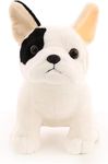 New French Bulldog Plush Toy Sitting Pose Mascot Dog Stuffed Doll for Kids Gift 12" Gift for Kids