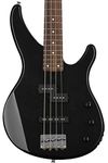 Yamaha 4 String Bass Guitar, Right Handed, Translucent Black, 4-String (TRBX174EW TBL)