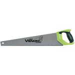 Draper Venom 550mm 8PPI First Fix Double Ground Tool Box Wood Hand Saw - 55cm Blade Length - 82196 - DIY Tree Garden Woodworking Handsaw, Green