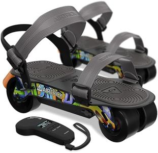 AIRTRICK Electric Skates A1 (PRO), Portable Electric Skates Shoes with Remote, 17 Mph Top Speed & 11 Miles Range, Dual Braking Systems, Fit in Backpack, Commuting Electric Roller Skates for Adults