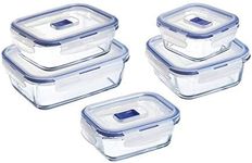 Luminarc, 10 Piece Pure Box Active Food Storage Set, Clear