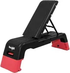 Yes4All Fitness Aerobic Step Platform/Aerobic Deck - Red Black