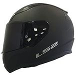 LS2 FF353 Rapid II Ece22.06 Motorcycle Helmet Matt Black with Dark Visor (M)