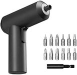 Xiaomi Mi Cordless Screwdriver 3.6V, 2000mAh Rechargable Battery. Patented One-Piece Body with USB-C Charging Port. High 5-N.m Torque Cordless Portable Screwdriver with 12 Pieces of S2 Steel Bits