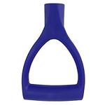 Shovel Handles 32mm D Shaped Plastic Grip Shovel Handle Replacement Spades Forks Garden Snow Removal for Digging Raking Tool (Dark Blue)