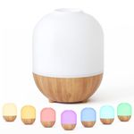 ARVIDSSON Essential Oil Diffuser, 100ml Ultrasonic Cool Mist Aromatherapy Diffuser, Mini Diffusers for Essential Oils, 7 Color Lights & Auto Shut-Off, Scented Oil Diffuser for Home