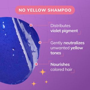 Fanola No Yellow Shampoo 1000ml – Anti-Brass Toning for Blonde Hair