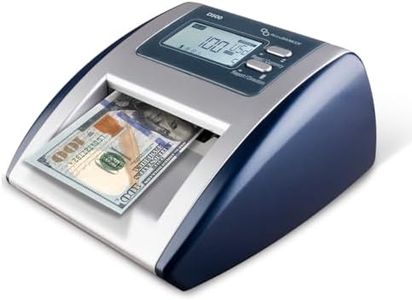 AccuBANKER D500 5-Point Automatic Counterfeit Money Bill Detector & Value Detection Machine with Infrared, Magnetic, Watermark, Dimension Detection & Ultraviolet Sensors, Commercial Grade, UL Listed
