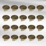 LAPO Deluxe Cabinet Knobs, Drawer Pulls, Knobs for Dresser Drawers, Drawer Knobs Handle, Kitchen Knobs (Antique Finish) Pack of 20 pcs