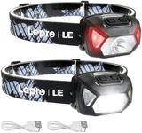 Lepro Rechargeable Headlamp 2-Pack,