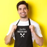 exciting Lives Masterchef Personalised Apron - Gift for Professional Chef, Husband, Wife, Brother, Sister, For Birthday, Anniversary, Rakshabandhan, rakhi, Best Rakhi Gift