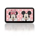 ERT GROUP Licensed Disney Pattern Mickey and Minnie 001 Bluetooth Speaker, 3W Portable Speaker, Built-in Microphone and FM Radio, Micro SD Card Slot, Rechargeable Battery