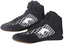 Day Key Wrestling Shoes for Men and Youth, Low Top Breathable Wrestling Shoes Black