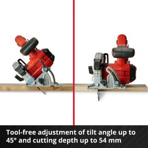 Einhell 18V Cordless Circular Saw – 165mm, Tool-Free, LED, Dust Extraction