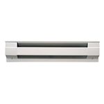 Cadet F Series 30" Electric Baseboard Heater (Model: 2F500W, Part: 09950), 1710/1280 BTU, 240/208 Volt, 500/375 Watt, White