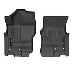 Husky Liners Weatherbeater Floor Mats | Fits 2022-2024 Nissan Frontier Crew & King Cab | Front Row, 2-pc Black - 13521