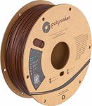 Polymaker PLA Filament 1.75mm, Brown PLA 3D Printer Filament 1.75 1kg - PolyLite 1.75 PLA Filament Brown 3D Printing Filament, Dimensional Accuracy +/- 0.03mm, Compatible with Most 3D Printers