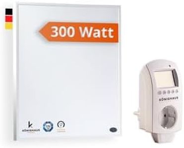 Könighaus Infrarotheizung 300 W - Thermostat - 3-8 m²