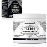 Tattoo Numbing Cream : Lidocaine Menthol Topical Numb For Tattoo Piercing Waxing 2.8oz/80g