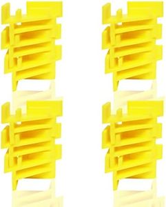 PIAOLGYI 12 Pcs Tray Stackers for Harvest Right Freeze Dryer Accessories Compatible with Harvest Right Trays,Yellow(ONLY Tray Stackers)