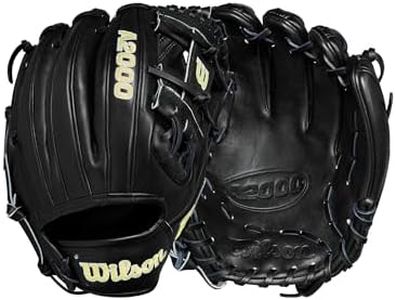 Wilson 2024 Baseball Classics Series A2000 1786 11.5” Infield Baseball Glove - Right Hand Throw, Black/Yellow
