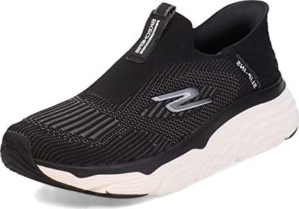 Skechers MAX Cushioning Elite, Men's Road Running Shoe, Black/White, 41 EU, Black/White, 41 EU