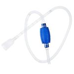 Aquarium Siphon Gravel Cleaner, Hand Syphon Pump for Fish Tank - No Need to Remove Fish or Plants, Perfect for Regular Water Change