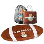 FRIENDLY CUDDLE Football Weighted Lap Pad for Kids 5 lbs. - Sensory Weighted Stuffed Lap Blanket for Toddlers Kids Adults with Sensory Processing Disorder - Perfect for Classroom Travel Home Office